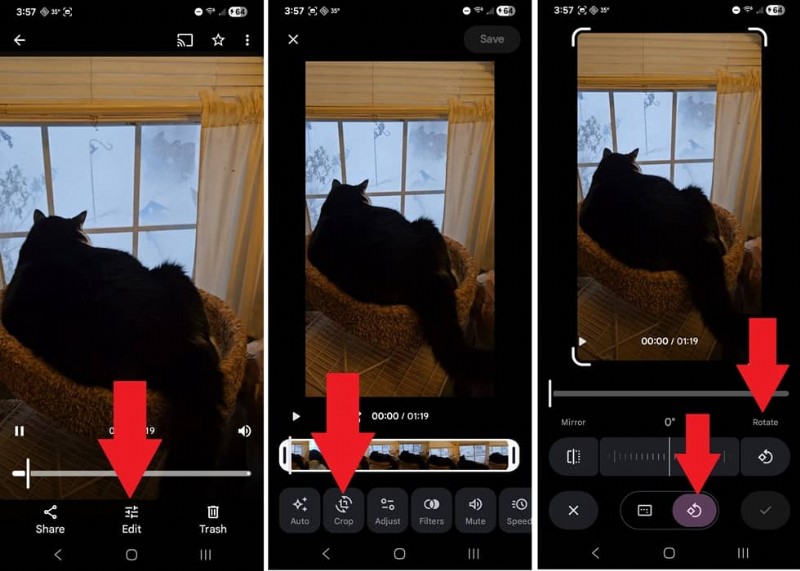 หมุนวิดีโอ Android ได้อย่างง่ายดาย:คำแนะนำฉบับย่อสำหรับการแก้ไขแนวนอนและแนวตั้ง 