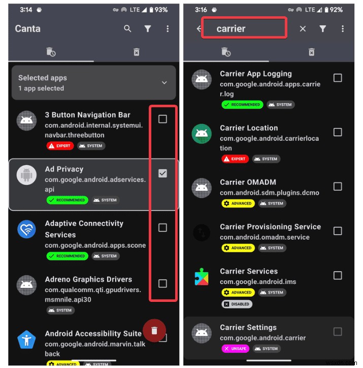 Canta:Debloater Android ที่ปราศจากรูทและ ADB สำหรับอุปกรณ์ที่สะอาดและปลอดภัยยิ่งขึ้น 