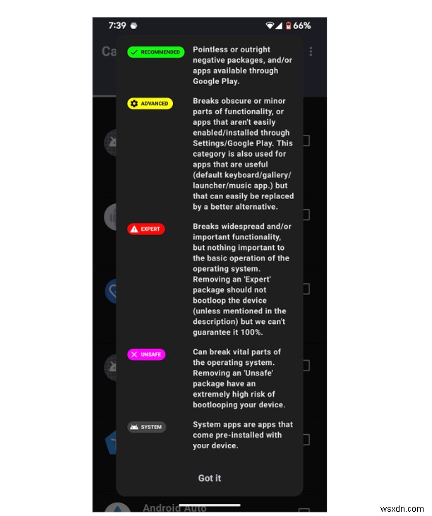 Canta:Debloater Android ที่ปราศจากรูทและ ADB สำหรับอุปกรณ์ที่สะอาดและปลอดภัยยิ่งขึ้น 