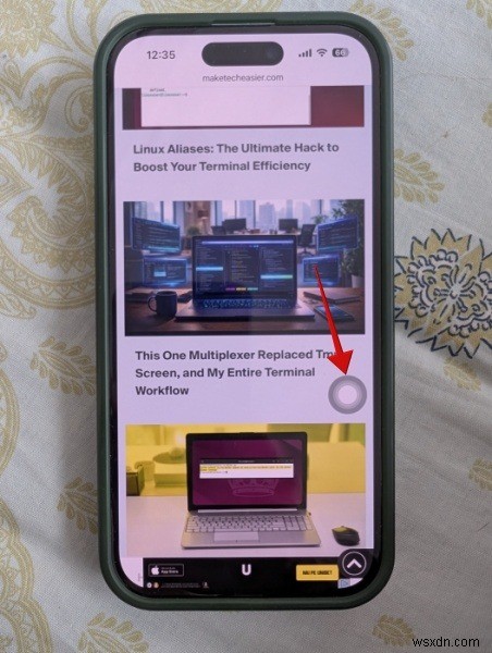 ข้ามการปัด:เปิดใช้งานปุ่มการนำทางบนหน้าจอบน iPhone ของคุณ 