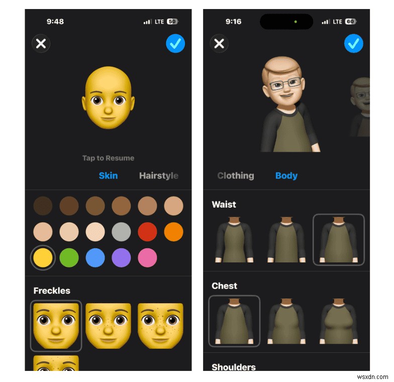 มาสเตอร์ Memoji สติ๊กเกอร์บน iOS:ขั้นตอนง่ายๆ ในการสร้างและส่งอิโมจิที่กำหนดเอง 