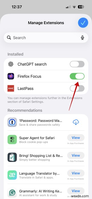 Safari + Firefox Focus:สุดยอดการตั้งค่าความเป็นส่วนตัวของ iPhone 