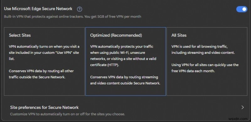 ระวัง:ข้อบกพร่องที่ซ่อนอยู่ของ VPN ในตัวของ Microsoft Edge 