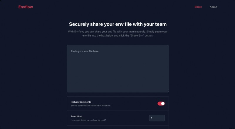 การสร้าง Envflow:การแชร์ตัวแปรสภาพแวดล้อมอย่างปลอดภัยด้วย Laravel และ Upstash Redis 