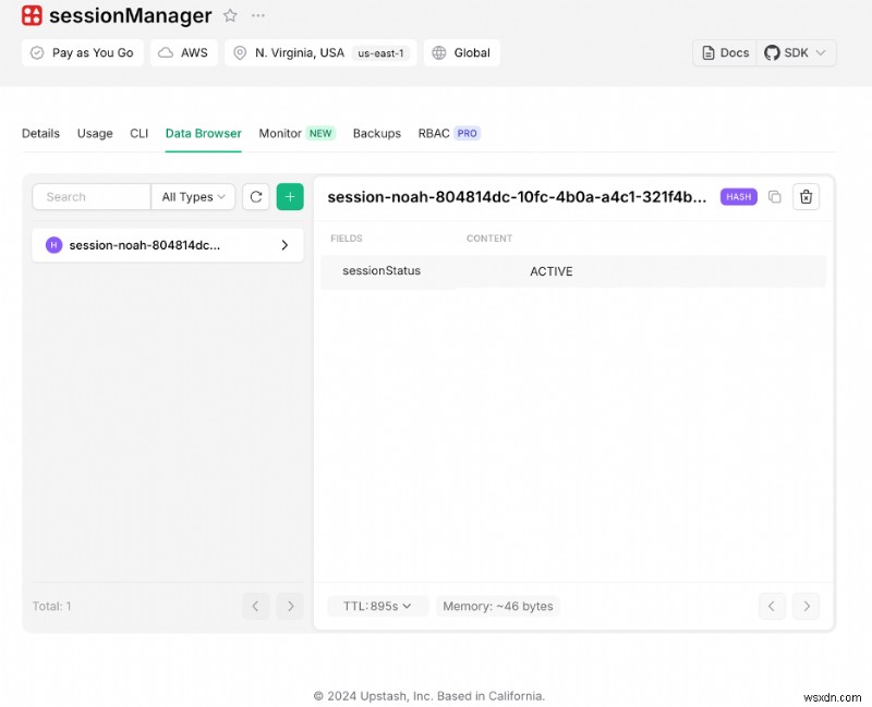 การจัดการเซสชันที่ปลอดภัยใน Next.js โดยใช้ Upstash Redis 