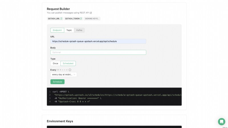 สร้างตัวกำหนดเวลาทวีตด้วย Upstash:คำแนะนำทีละขั้นตอน 