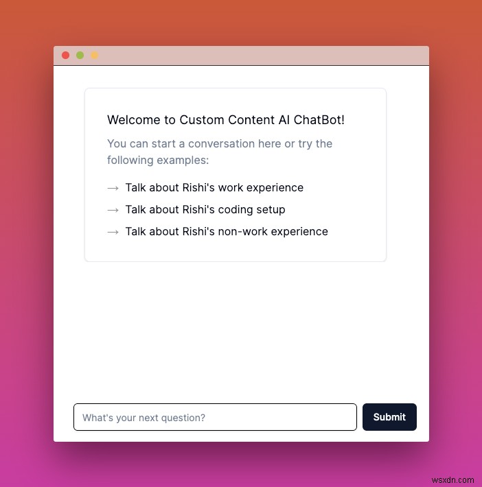 สร้าง Chatbot AI แบบกำหนดเองด้วย LangChain, Faiss และ Next.js – คู่มือปฏิบัติ