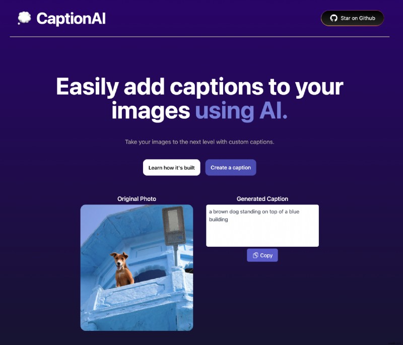 สร้างแอปคำบรรยายภาพที่ขับเคลื่อนด้วย AI ด้วย Next.js, Replicate และ Redis 