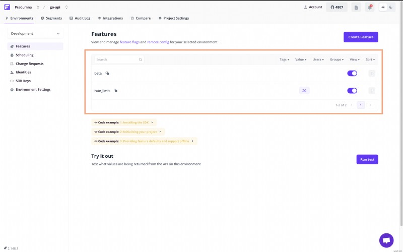 สร้าง API ที่ปรับขนาดได้ด้วยแฟล็กฟีเจอร์โดยใช้เครื่องมือโอเพ่นซอร์ส