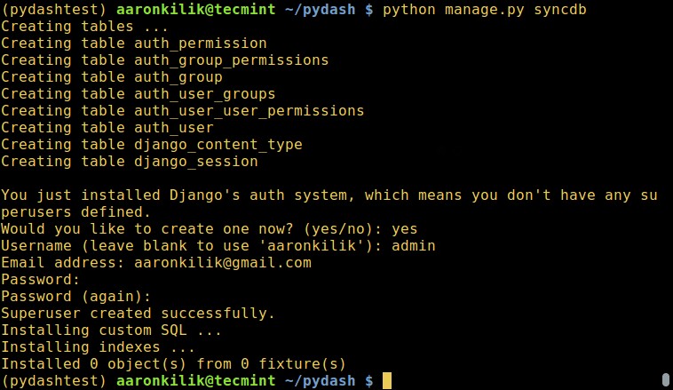 pyDash:เครื่องมือตรวจสอบประสิทธิภาพ Linux บนเว็บ 