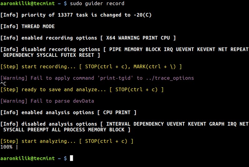 Guider – สุดยอดเครื่องมือวิเคราะห์ประสิทธิภาพระบบ Linux 