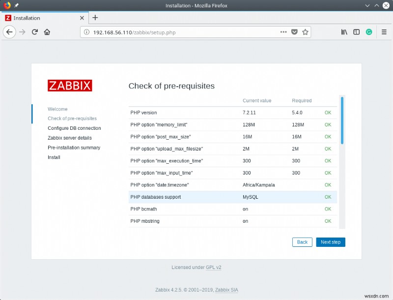 คำแนะนำทีละขั้นตอน:การติดตั้ง Zabbix บน RHEL 8 สำหรับ Enterprise Monitoring 