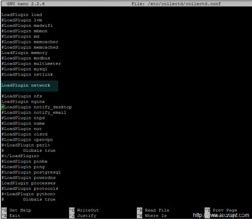 ปรับใช้ Collectd เป็นเซิร์ฟเวอร์การตรวจสอบส่วนกลางสำหรับไคลเอนต์ Linux 