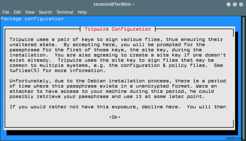 คำแนะนำทีละขั้นตอน:การติดตั้ง Tripwire IDS บน CentOS/RHEL ด้วย EPEL 