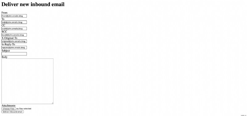 การเรียนรู้การรวมอีเมลขาเข้าและการแก้ไขปัญหาด้วย Rails Action Mailbox 