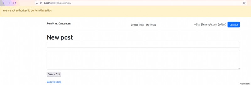 การเรียนรู้การอนุญาต Ruby:Pundit กับ CanCanCan