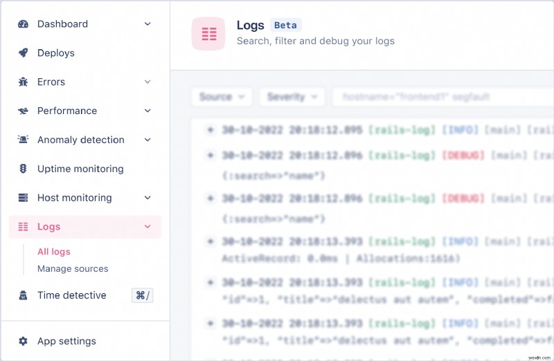 การเรียนรู้การบันทึกใน Rails:ตั้งแต่การดีบักไปจนถึงการแจ้งเตือนเชิงรุก