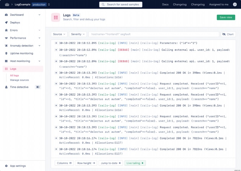 การเรียนรู้การบันทึกใน Rails:ตั้งแต่การดีบักไปจนถึงการแจ้งเตือนเชิงรุก