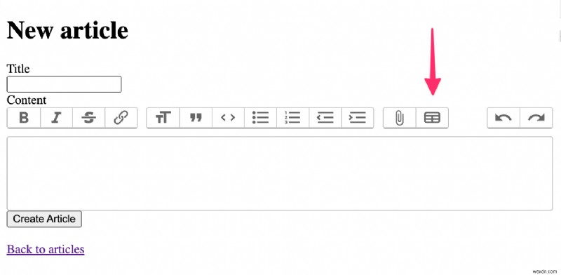 สร้างตัวแก้ไขตารางแบบไดนามิกใน Rails โดยใช้ Trix และ Turbo Frames 