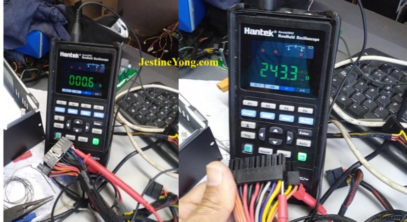 ได้รับการรับรองการซ่อมแซมพาวเวอร์ซัพพลาย EVGA 500W 80 Plus 