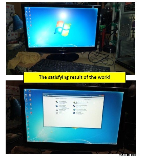 เมนบอร์ดได้รับการกู้คืนหลังจากขั้วต่อ VGA ถูกฉีกออกโดยไม่ได้ตั้งใจ 