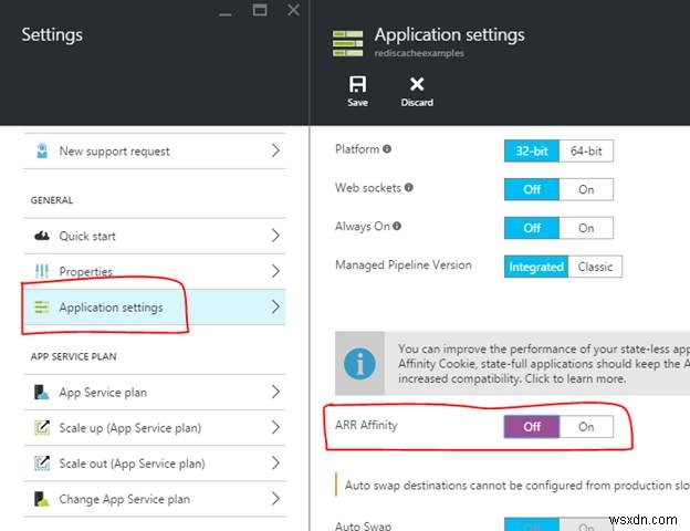 การจัดการเซสชันที่มีประสิทธิภาพบนบริการแอป Azure โดยใช้แคช Redis ในการตั้งค่าโหลดบาลานซ์