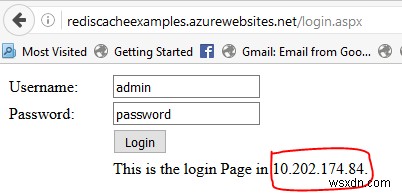 การจัดการเซสชันที่มีประสิทธิภาพบนบริการแอป Azure โดยใช้แคช Redis ในการตั้งค่าโหลดบาลานซ์