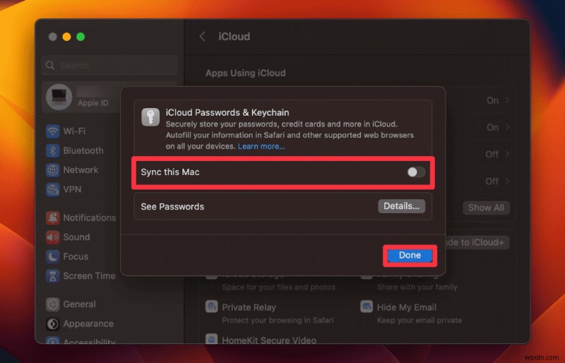 แก้ไขข้อผิดพลาด  assistantd ต้องการใช้พวงกุญแจเข้าสู่ระบบ  บน Mac ของคุณ 