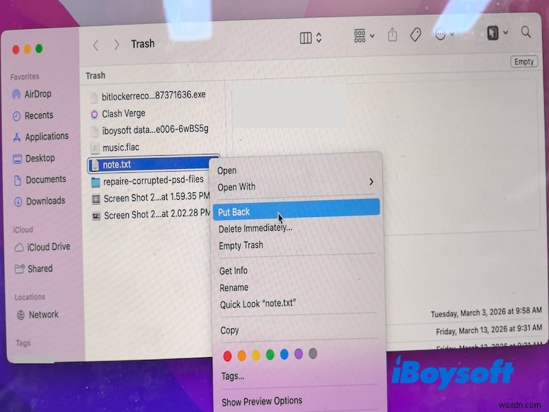 ไฟล์หายไปบน Mac? ขั้นตอนด่วนในการค้นหาและกู้คืน 