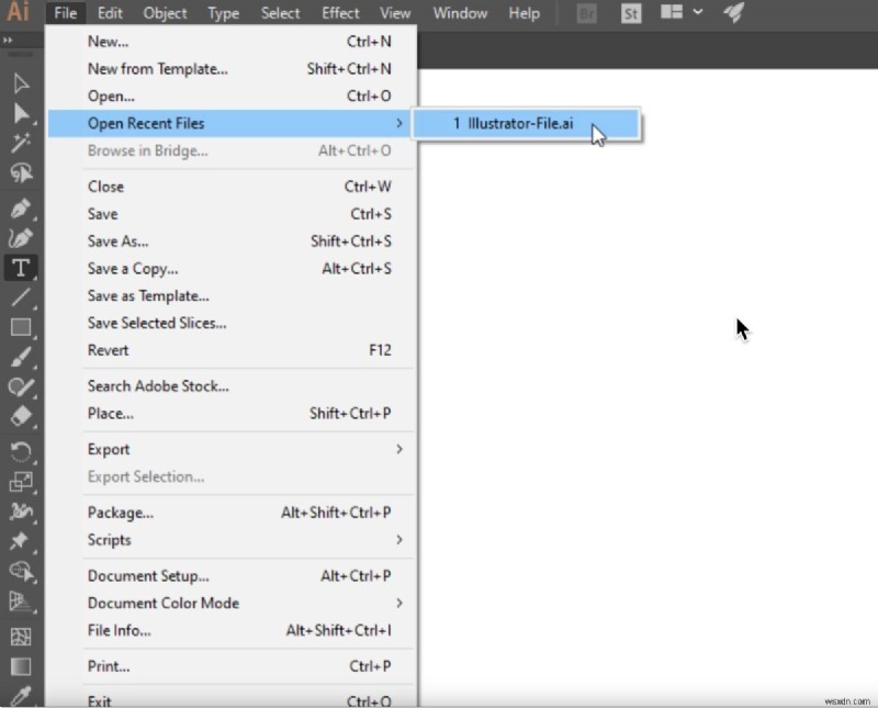 กู้คืนไฟล์ Adobe Illustrator ที่สูญหาย:ไม่ได้บันทึก, ลบ, เสียหาย, เขียนทับ 