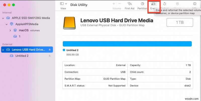 แก้ไขข้อผิดพลาด Volume Not Compatible ในการติดตั้ง macOS Big Sur บนไดรฟ์ภายนอก