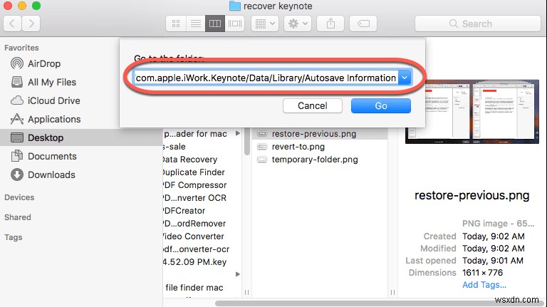 กู้คืนไฟล์ Keynote ที่สูญหายหรือไม่ได้บันทึกไว้บน Mac:คำแนะนำทีละขั้นตอน 