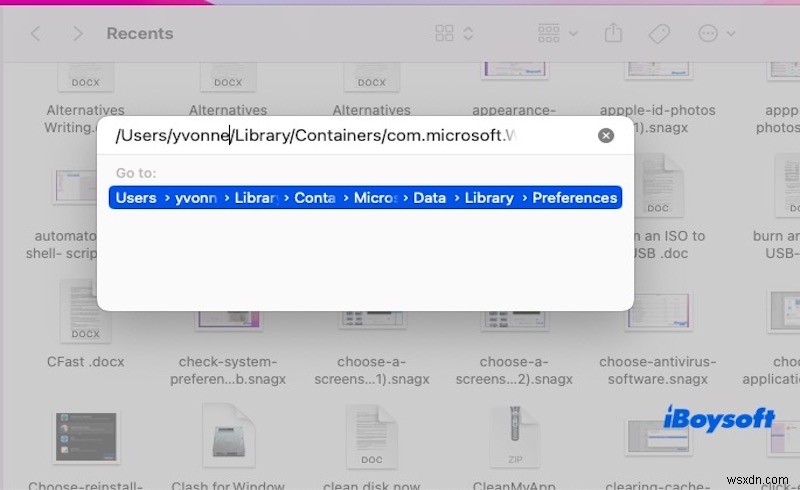กู้คืนไฟล์ Word บน Mac หลังจากคลิก  อย่าบันทึก  โดยไม่ได้ตั้งใจ 