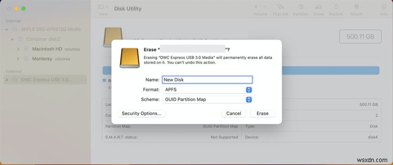 LaCie Drives ไม่สามารถเมานต์บน macOS Sonoma, Ventura และ Monterey:สาเหตุและการแก้ไข 