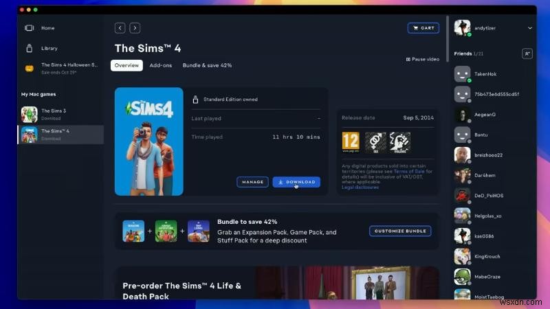 เล่น The Sims 4 บน macOS:คู่มืออย่างเป็นทางการเพื่อการเล่นเกมที่ราบรื่น