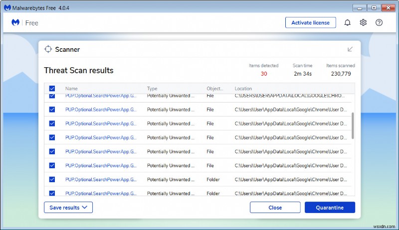 วิธีถอนการติดตั้ง Flash App+ Chrome Extension อย่างปลอดภัย