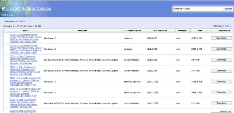 ดาวน์โหลดการอัปเดต Windows 11 64 บิต ISO – 25H2 ถึง 21H2 ปลอดภัยและเชื่อถือได้ 