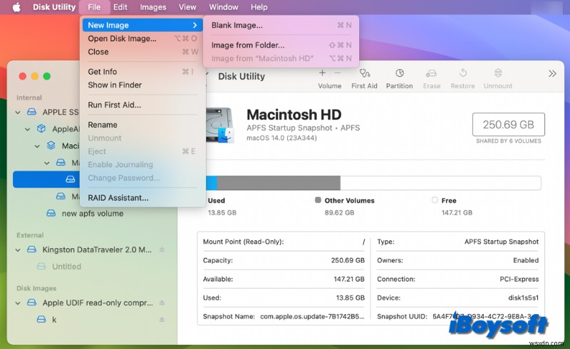 สร้างดิสก์อิมเมจบน Intel, T2 และ Apple Silicon Mac – คำแนะนำทีละขั้นตอน