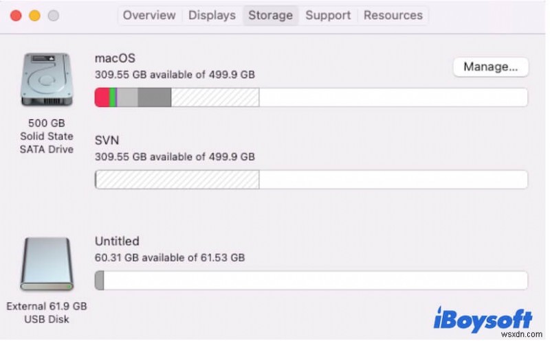 ฮาร์ดไดรฟ์ภายนอกแสดงข้อมูลเต็มรูปแบบบน Mac—วิธีแก้ไขง่ายๆ และเหตุใดจึงเกิดขึ้น 