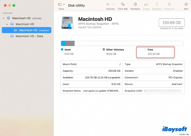 วิธีแก้ไขข้อผิดพลาด  พื้นที่ดิสก์ไม่เพียงพอ  เมื่อคัดลอกไฟล์บน Mac 