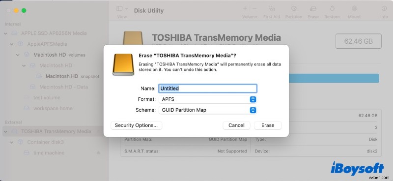 แก้ไขข้อผิดพลาด  Time Machine ไม่สามารถสำรองข้อมูลได้  บน macOS Sonoma, Ventura และ Sequoia 