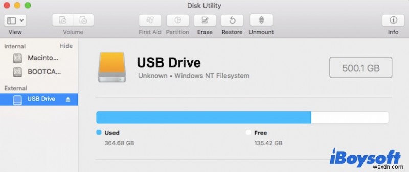 วิธีแก้ไข  ไม่สามารถสร้างโฟลเดอร์ใหม่  บน Mac USB Drive 