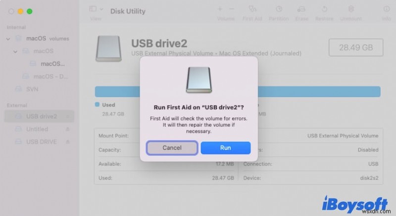 วิธีแก้ไข  ไม่สามารถสร้างโฟลเดอร์ใหม่  บน Mac USB Drive 