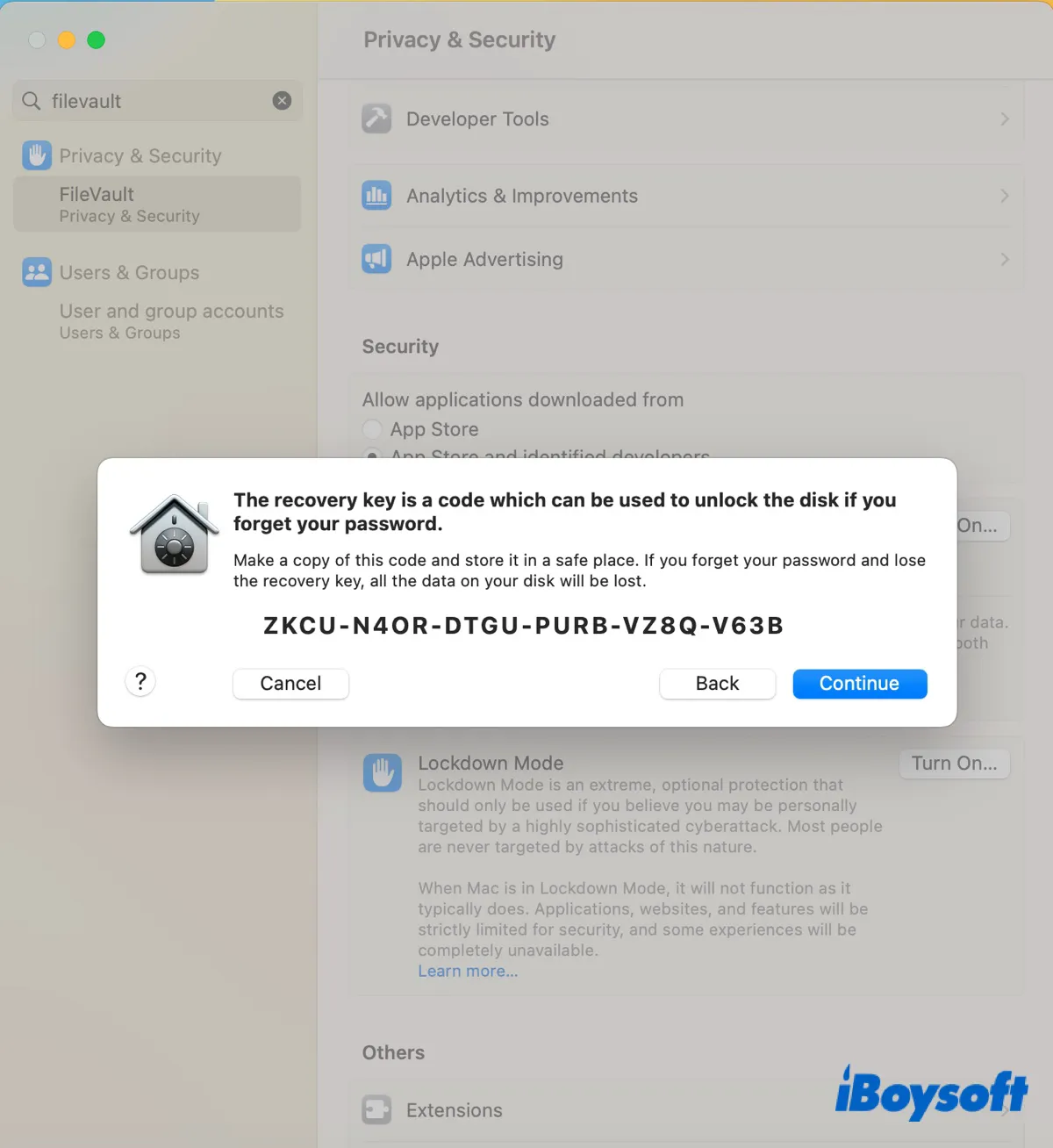 วิธีค้นหาและใช้คีย์การกู้คืน FileVault ของคุณบน Intel และ M1 Mac 