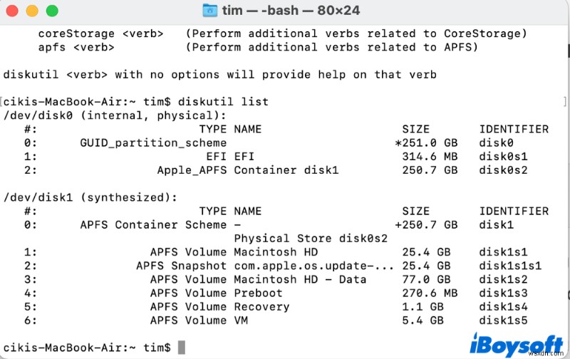 วิธีลบ  วอลุ่มอื่น  ออกจากที่เก็บข้อมูลของ Mac (แก้ไขแล้ว) 
