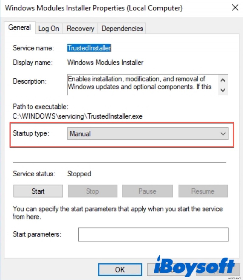 แก้ไขข้อผิดพลาดการป้องกันทรัพยากร Windows: ไม่สามารถดำเนินการตามที่ร้องขอได้