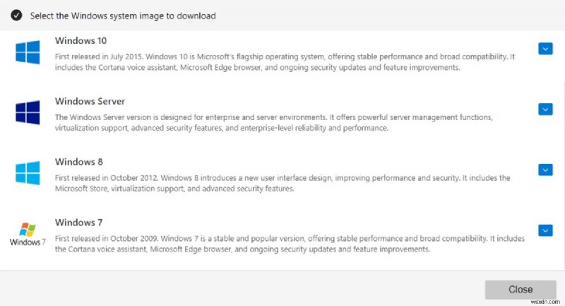 ดาวน์โหลดไฟล์ ISO ดั้งเดิมของ Windows 11–XP – เวอร์ชันเก่าและการสนับสนุนรุ่นเก่า 