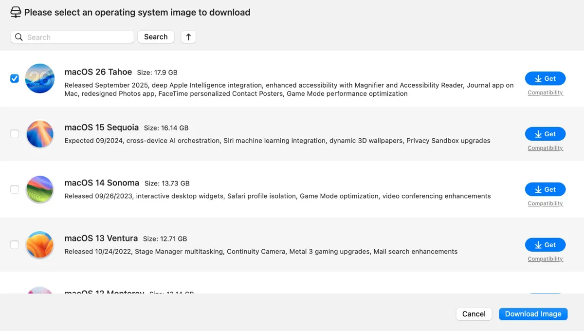 ดาวน์โหลดตัวติดตั้ง macOS Tahoe 26.4 และ IPSW – ปลอดภัย โดยตรง ฟรี 