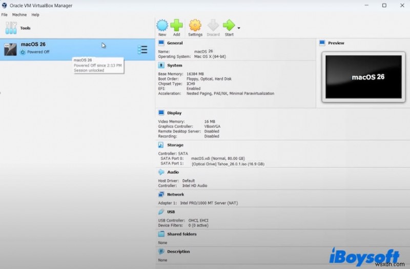 ใช้งาน macOS 26 Tahoe บนพีซี Windows ด้วย VirtualBox – คำแนะนำทีละขั้นตอน 