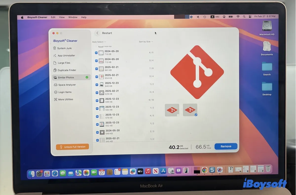 ลบรูปภาพที่ซ้ำกันบน Mac เมื่อแอปรูปภาพตรวจไม่พบ